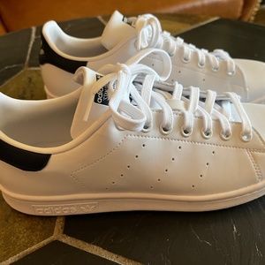 Adidas Stan Smith White Blue Unisex Mens 8.5 Womens 10